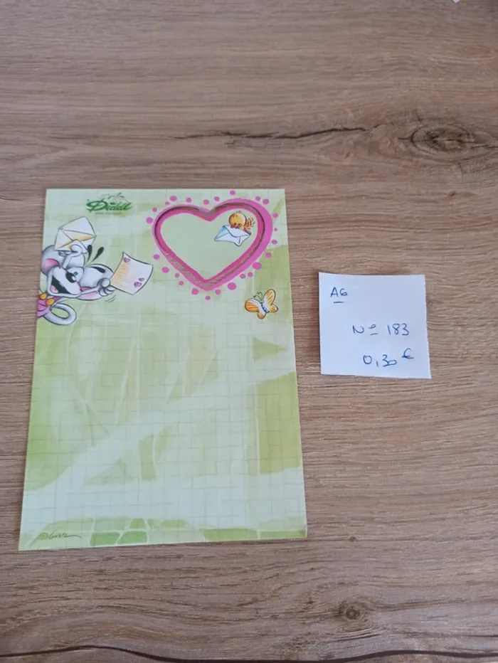 Feuille Diddl A6 183 0,30€