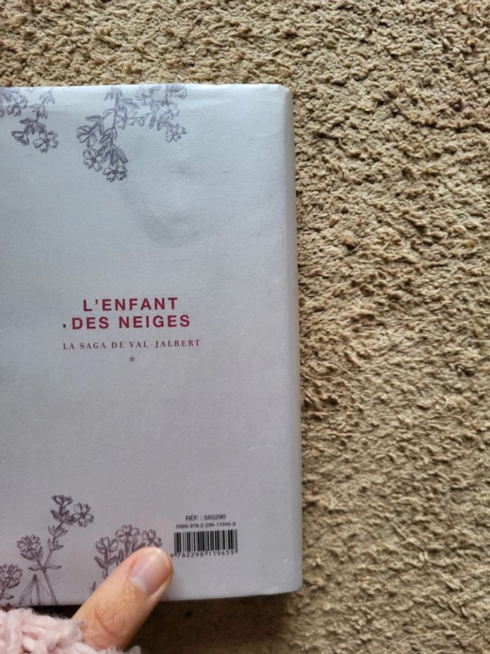 Livre dédicacé de Marie-Bernadette Dupuy "L'enfant des neiges", La saga de Val-Jalbert - État neuf - photo numéro 2