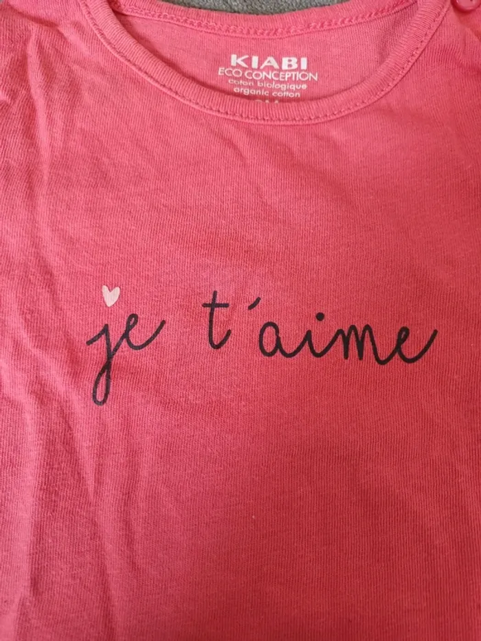 T-shirt manches longues kiabi 3 mois - photo numéro 2