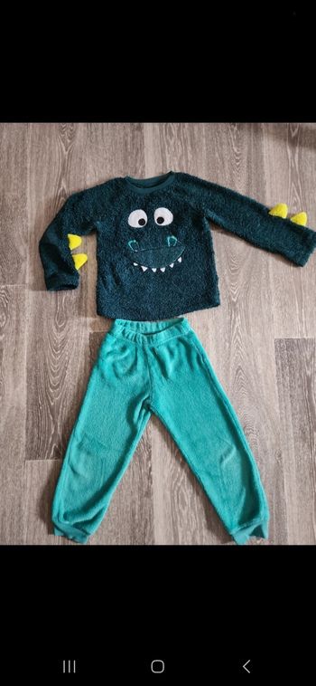 Pyjama polaire pilou chaud hiver