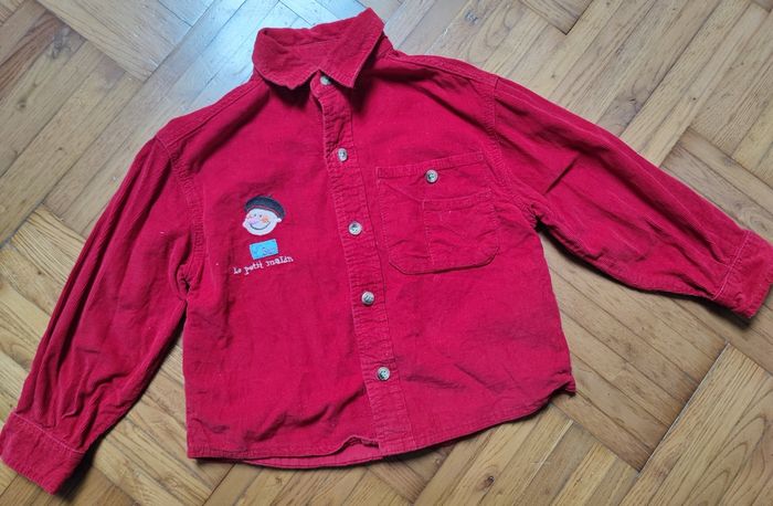 chemise rouge dpam