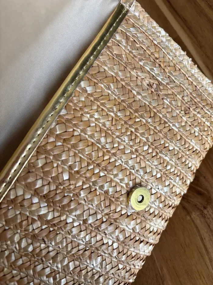 Pochette en paille Love - photo numéro 9