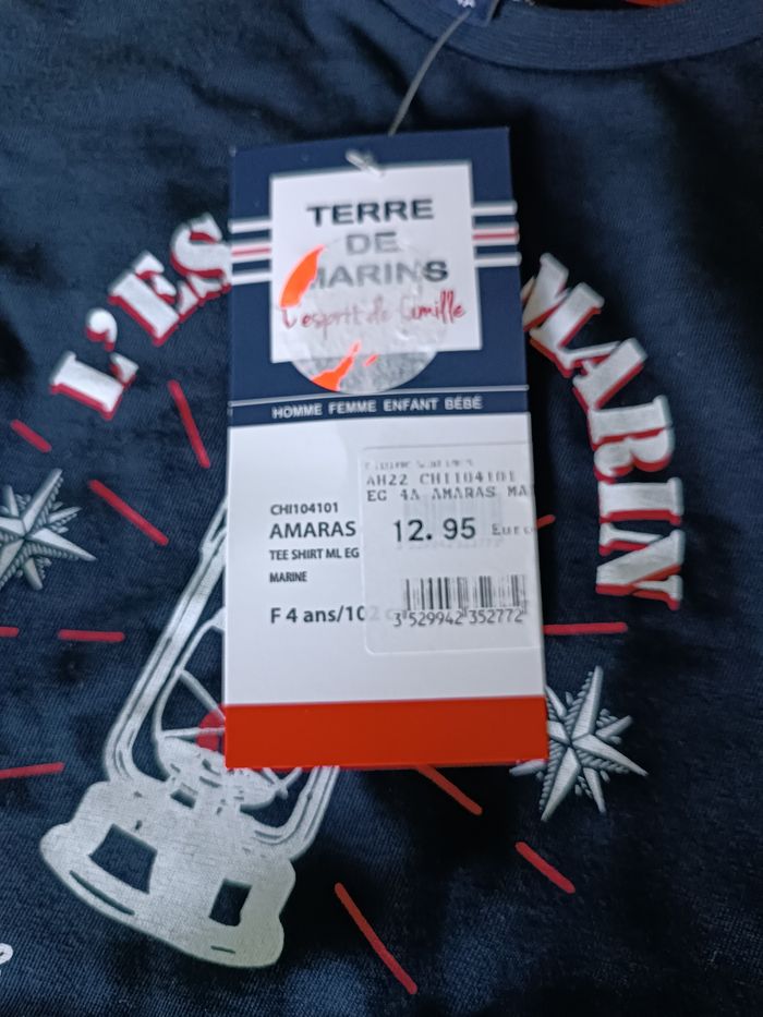 Tee-shirt manches longues garçon – 4 ans – Terre de Marins - photo numéro 3