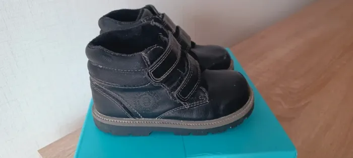 Bottines noires garçon taille 24 - photo numéro 7