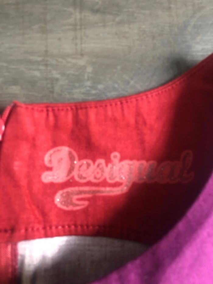 Robe rouge 3 trous desigual taille 36 dragon - photo numéro 3