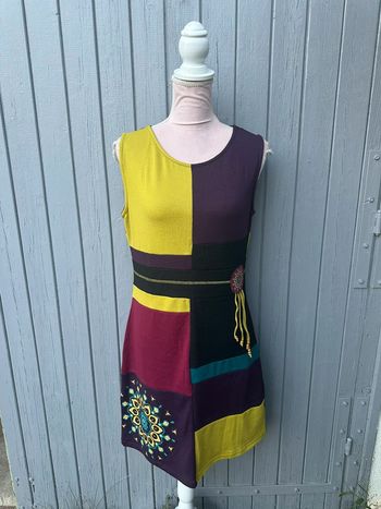Robe d’été sans manches coloré