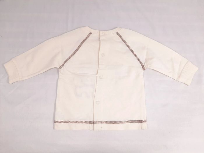 Tee shirt manches longues Kitchoun, 6 mois - photo numéro 3
