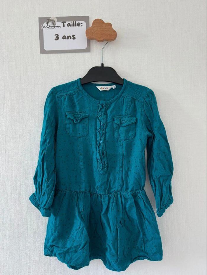 Robe bleu - taille 3 ans 🌸