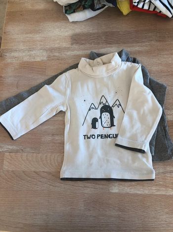 Lot de 2 sous pulls bébé