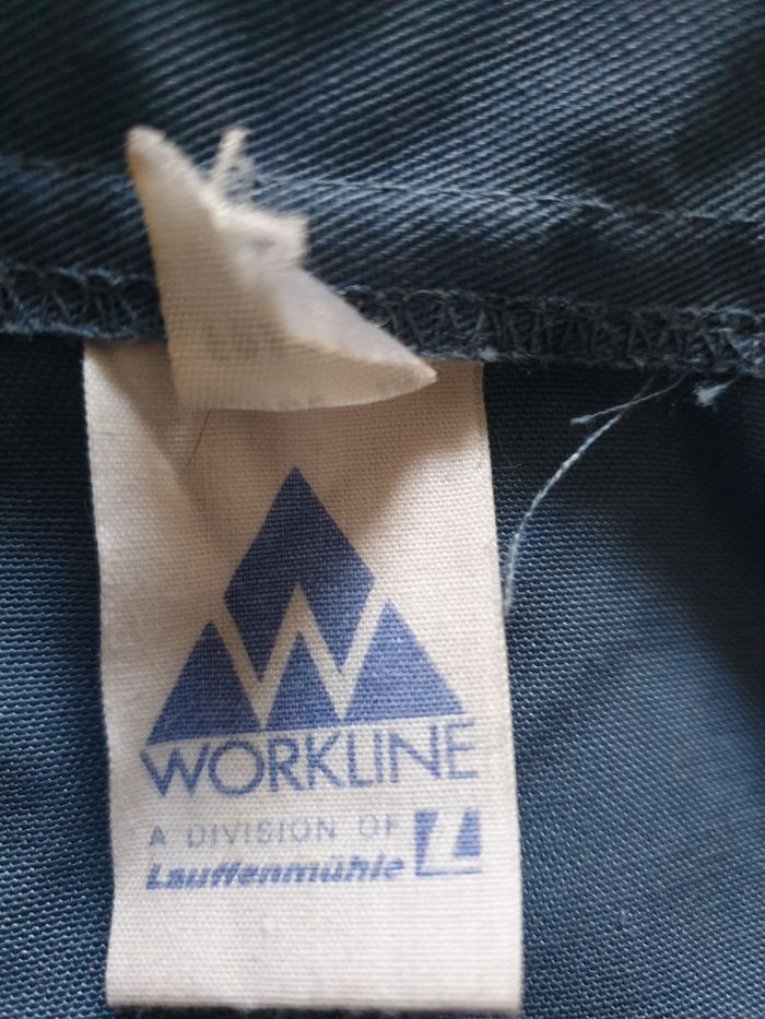 Blouse de travail – Bleu pétrole – Workline – Taille 5 - photo numéro 3