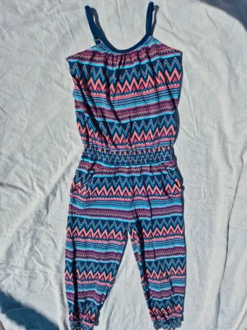 Combinaison fille avec poches