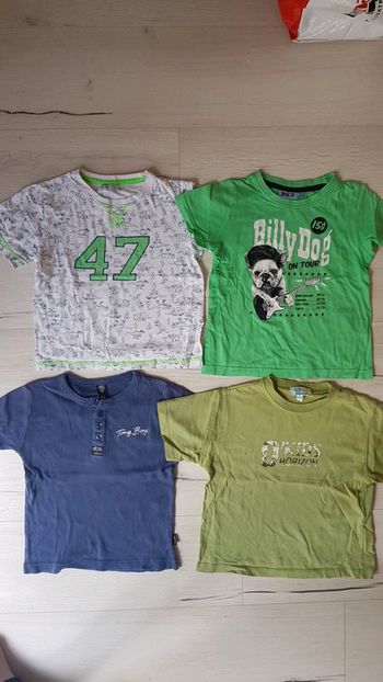 Lot de 4 teeshirts garçon été 5ans