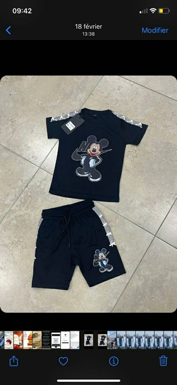 Ensemble short t-shirt neuf 12 ans