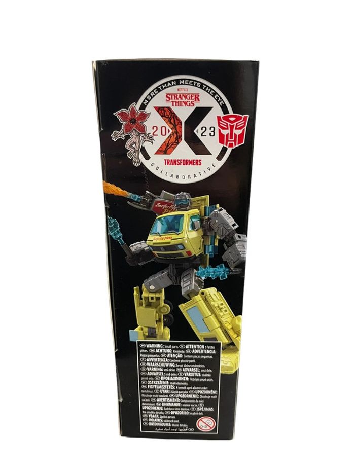 Figurine Transformers Stranger Things X Transformers code red Hasbro neuf - photo numéro 4