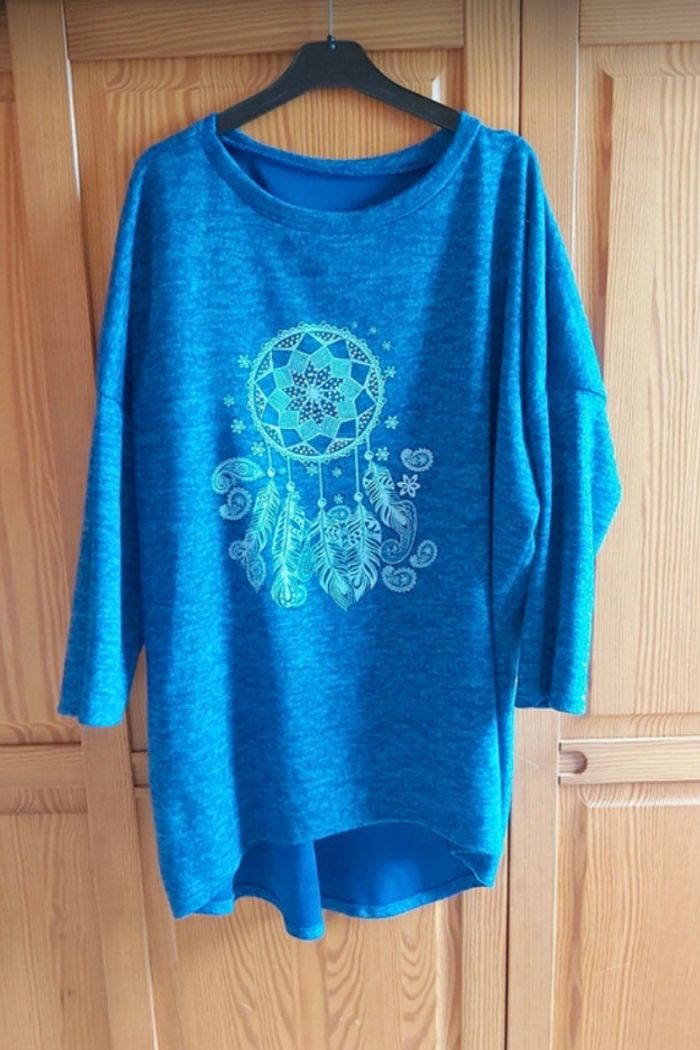 Pull motif attrape rêve
