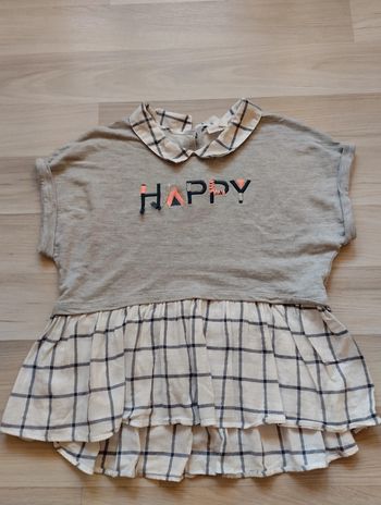 Tee-shirt avec empiècement chemise