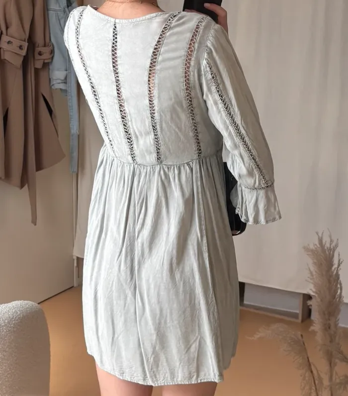 Robe fluide kaki PLT - photo numéro 4