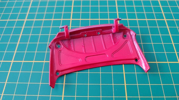 Coffre arrière pièce détachée miniature Solido Peugeot 206 cc 1/18 1/18e 1/18ème #C13 - photo numéro 2