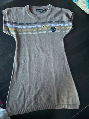 Robe manches courtes fille