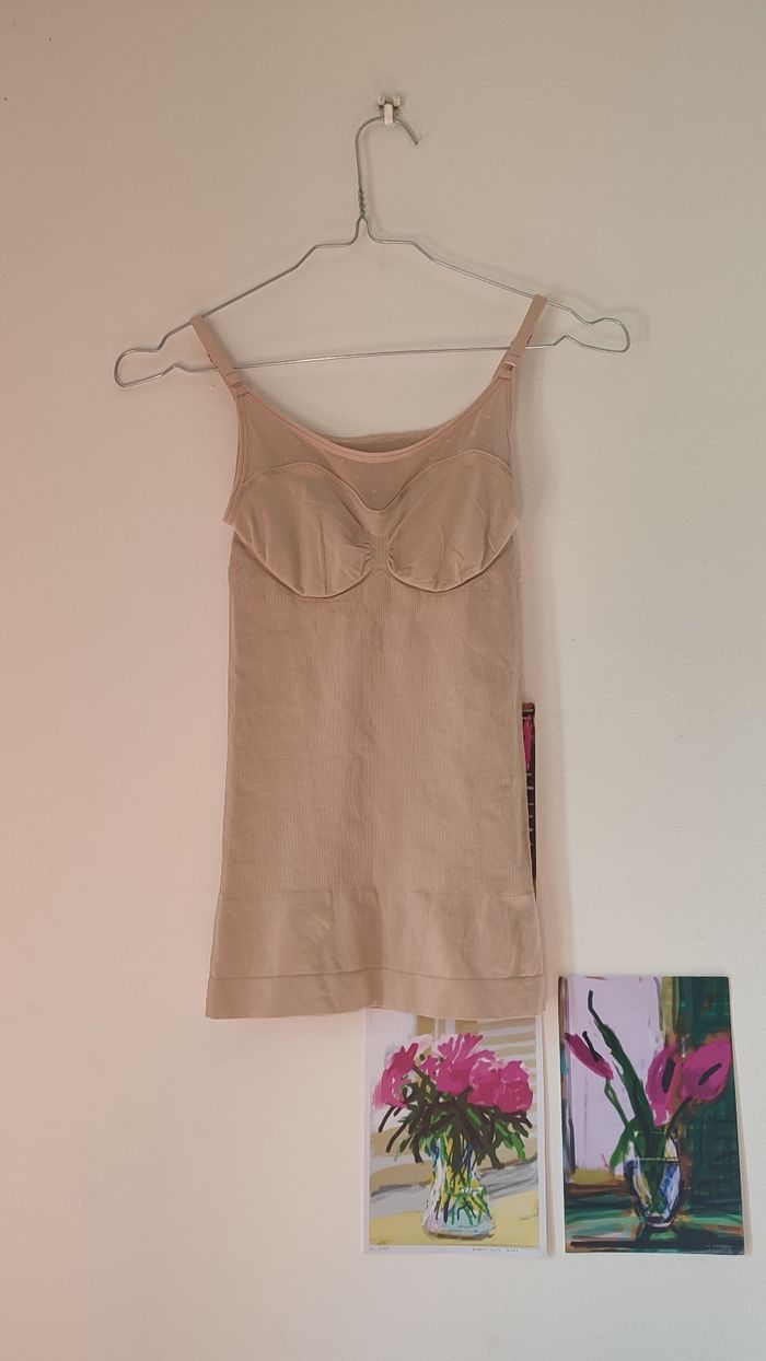 Débardeur gaine beige taille XS - photo numéro 2
