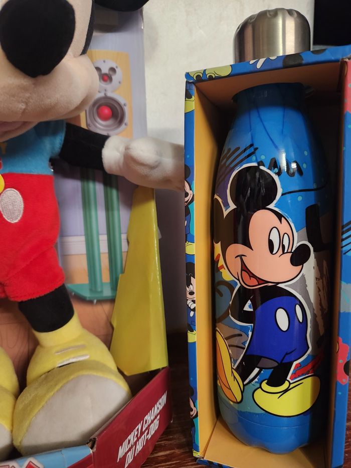 Peluche interactif et musicale et gourde mickey - photo numéro 7