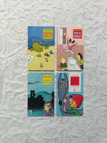 Lot de 4 livres enfant 6/8 ans Lire c'est partir