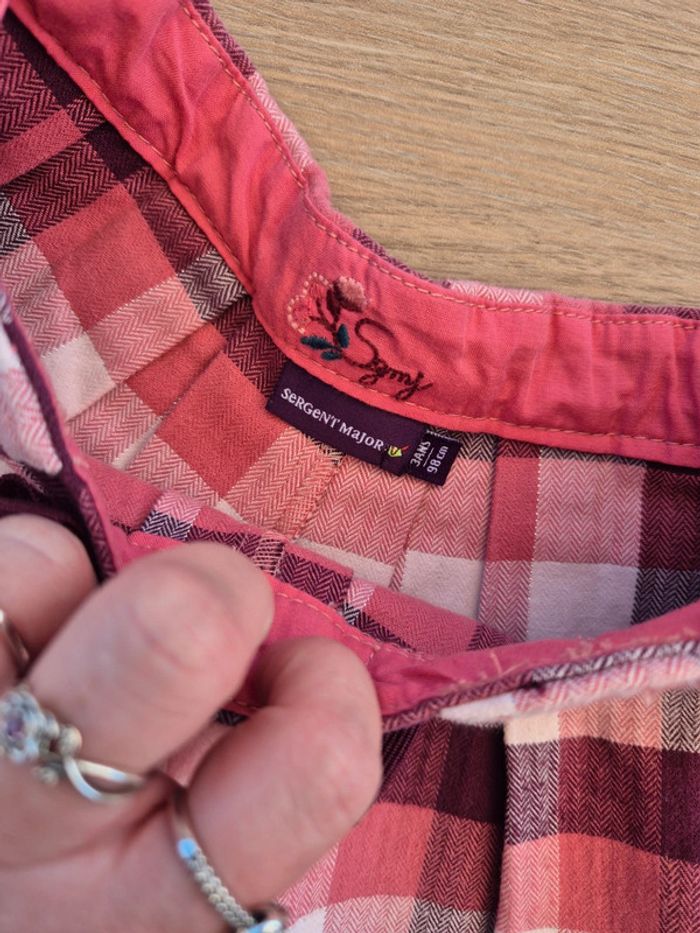 Jupe culotte short à carreaux - photo numéro 2