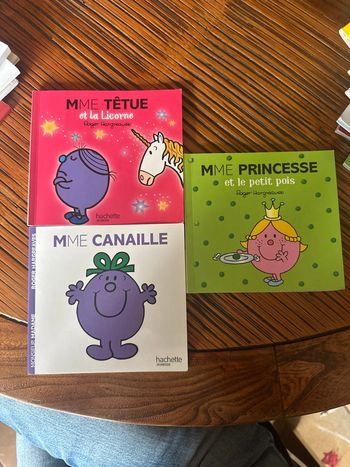 Lot de 3 livres Mr et Mme
