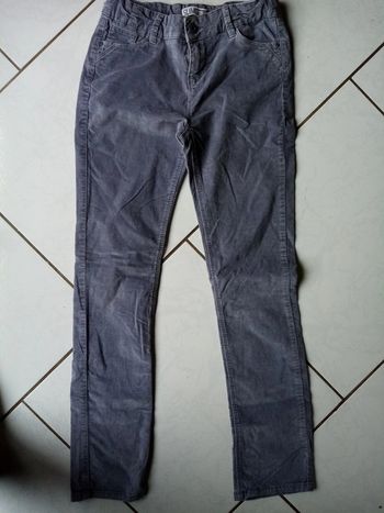 Jean velours slim 12a