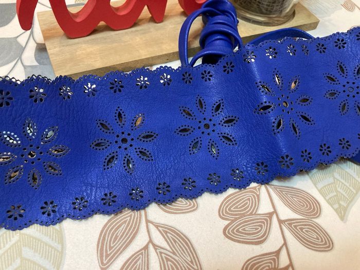 Ceinture bleue - ajustable - photo numéro 2