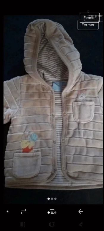 Manteau bébé 6 mois Disney