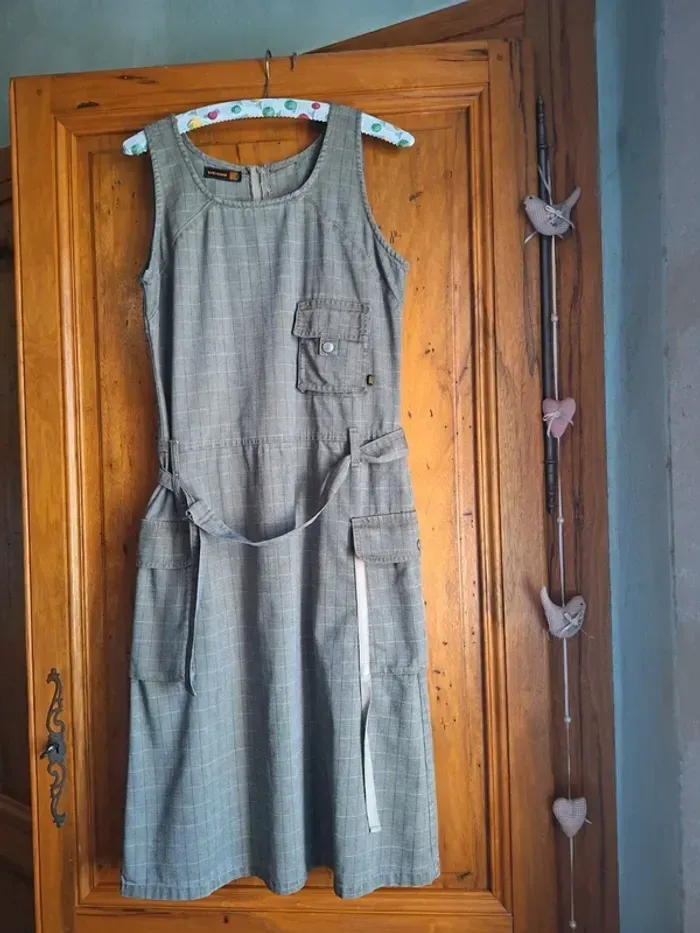 Robe chasuble à carreaux marque Cheyenne - photo numéro 10