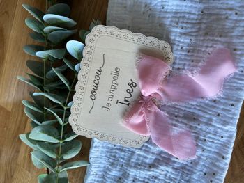 Carte prénom bébé 