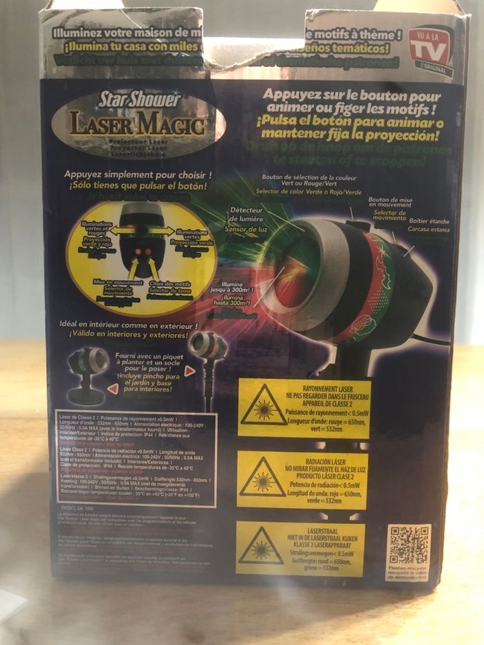 Projecteur laser motifs noël et Halloween - photo numéro 3