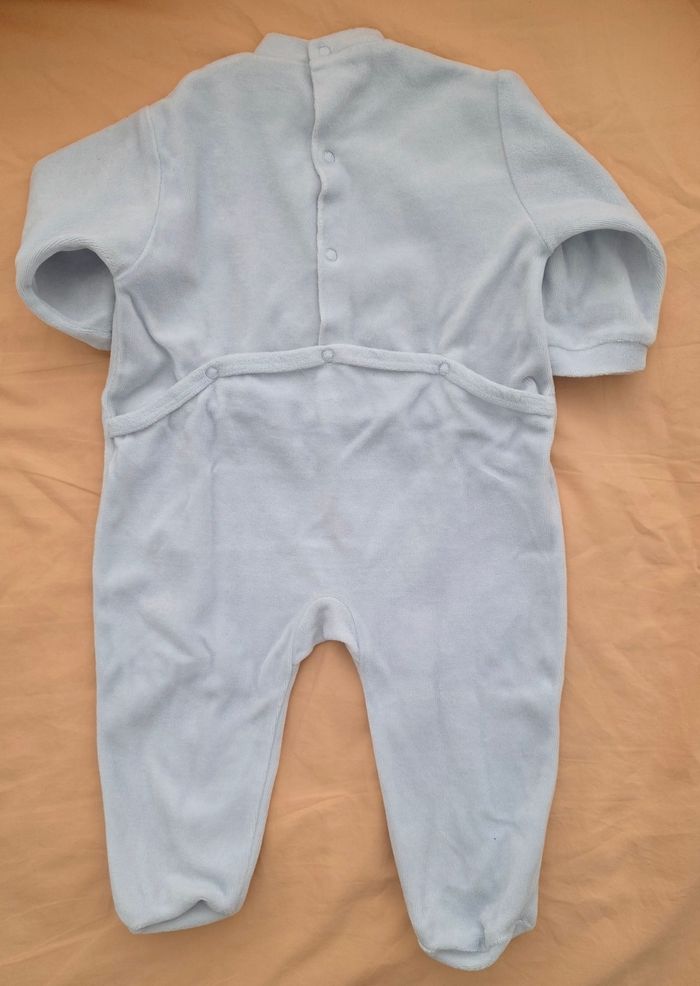 Lot de 3 babygros velours 12 mois - photo numéro 5