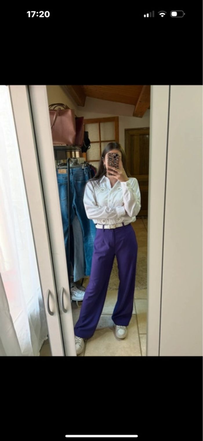 Pantalon à jambes larges - photo numéro 6