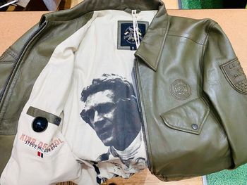 Veste cuir d agneau Mainpol Steve Mc Queen