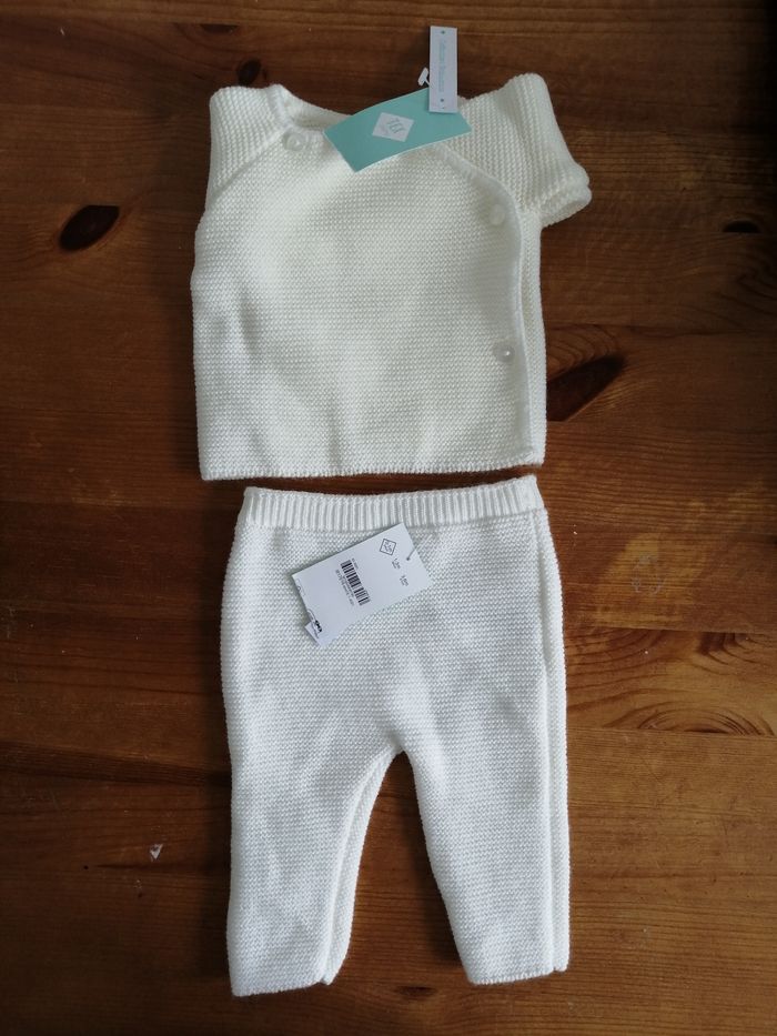 Ensemble bébé blanc - photo numéro 3