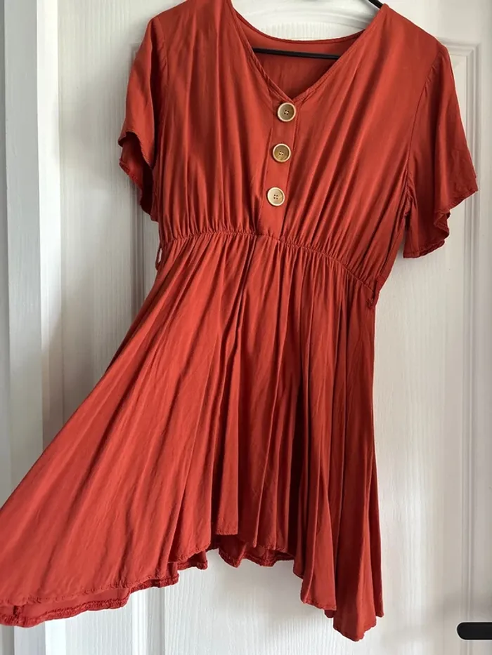 Robe terracotta taille M - photo numéro 2