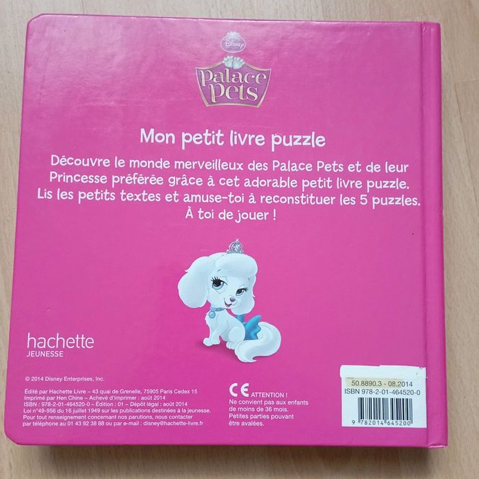 Livre puzzles les princesses 🌹 Hachette 🌹très bon état - photo numéro 13