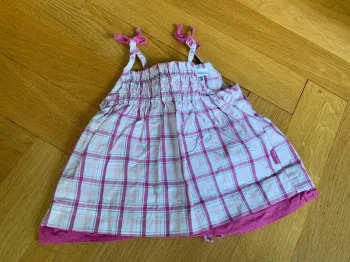 Robe d’été à carreaux 6 mois