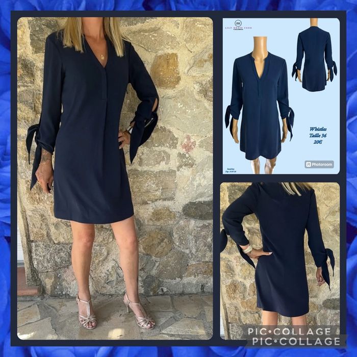 💙 Robe bleu marine à nouettes – Taille 36 NEW 💙