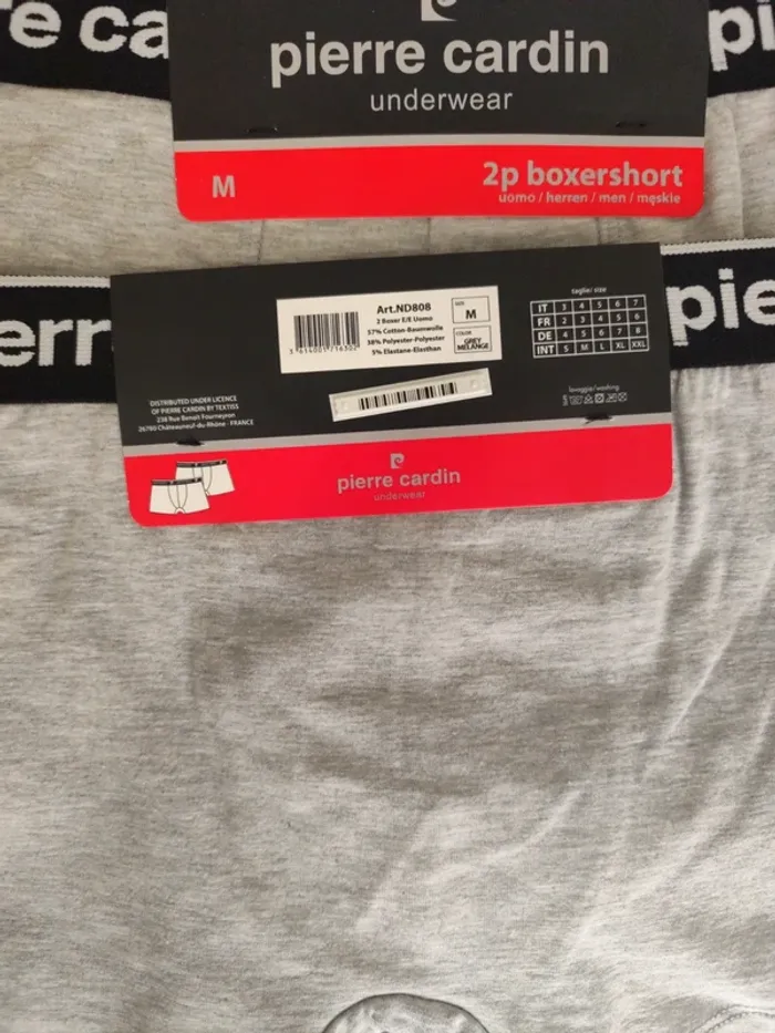 2 lots de 2 boxers pierre cardin - photo numéro 2