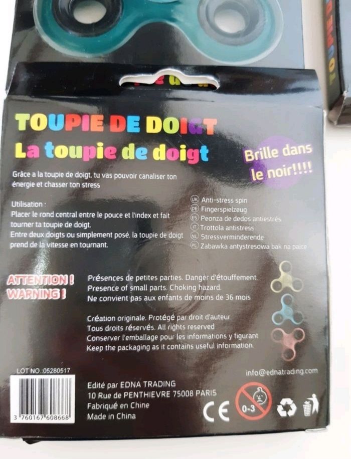 3 toupies de doigts hand spinner - photo numéro 2