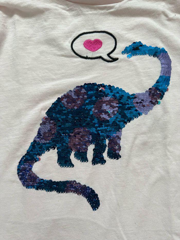 T-shirt ML H&M 8/10 ans - photo numéro 3