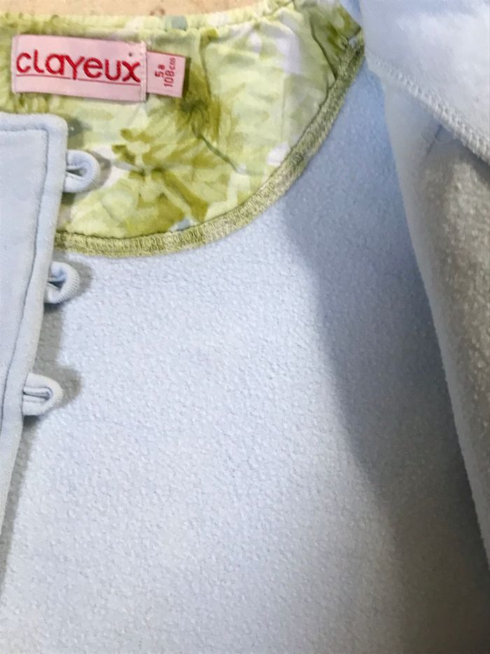 Cardigan Bleu Ciel CLAYEUX - photo numéro 4