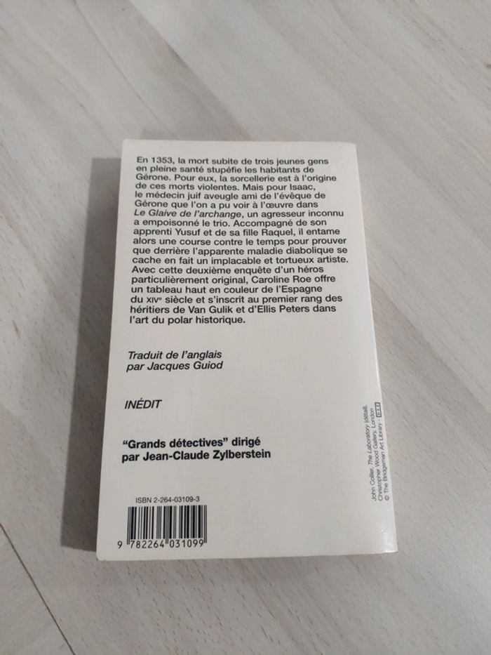 Livre poche 10/18 remède pour un charlatan Roe grands détectives - photo numéro 8