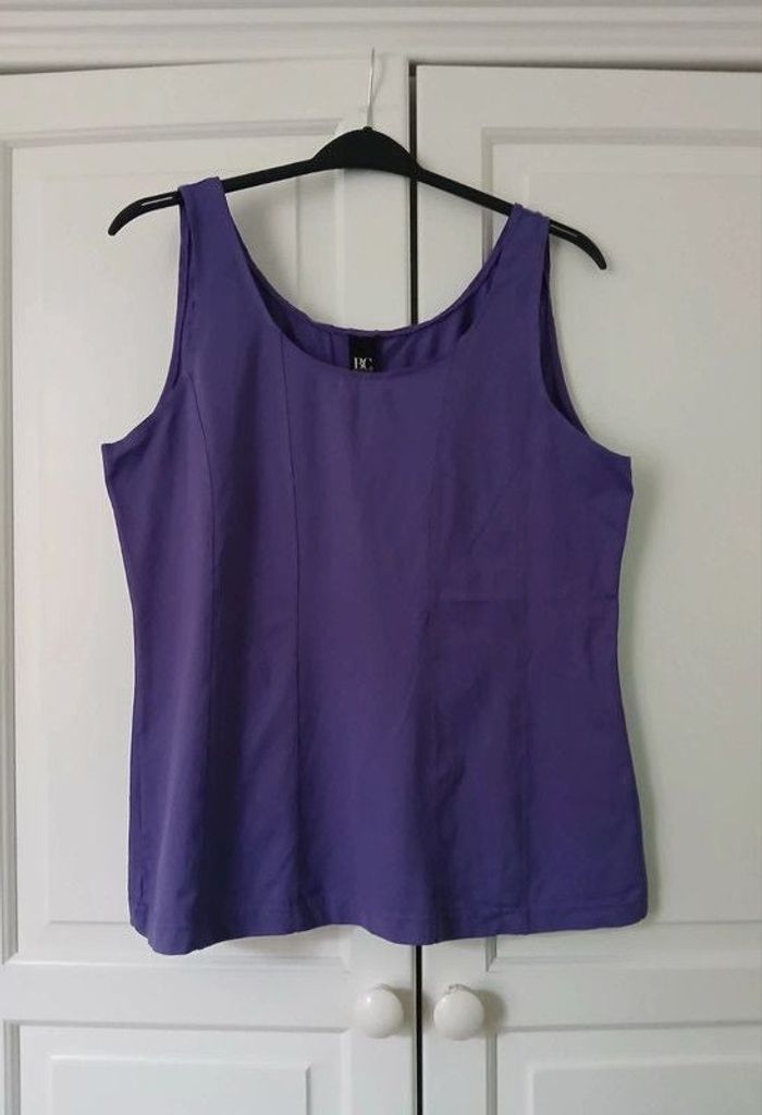 Débardeur violet 46/3XL - BC Best Connections