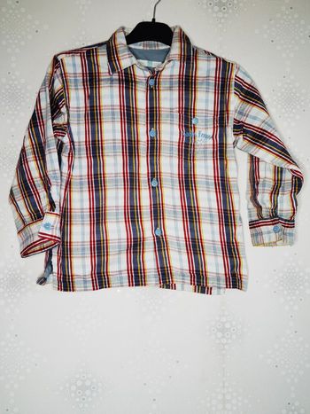 D3619 - chemise épaisse garçon 6 ans