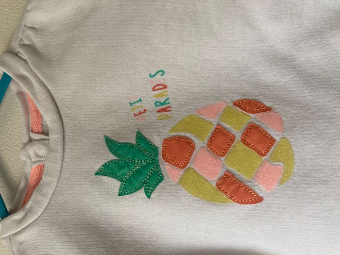 sweat motif ananas fille 1 ans - photo numéro 2
